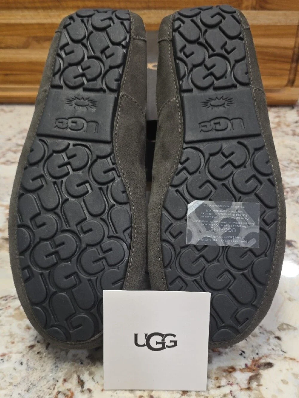 ✨ UGG Men’s Ascot Slippers | Size 12 | Charcoal Gray ✨